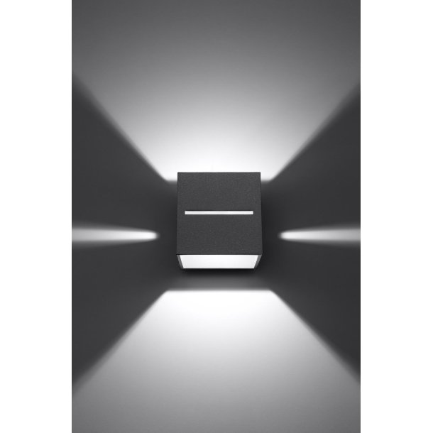 Vglampe,  Kube model med up/down light, LOBO