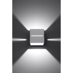 Vglampe,  Kube model med up/down light, LOBO