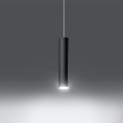 Pendel Single LAGOS, sort cylinder pendel til GU10 pre 