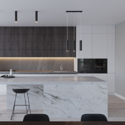 Pendel Trippel LAGOS, sort cylinder pendel til GU10 pre 