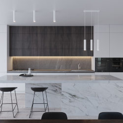 Pendel Trippel LAGOS, hvid cylinder pendel til GU10 pre 