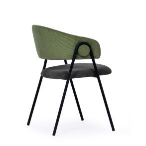 Lina stol, grn/gr velour