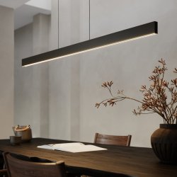 Linea Mat sort 180 cm