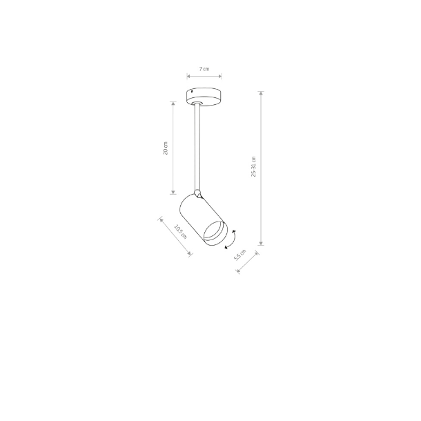 MONO Long S Sort/Guld