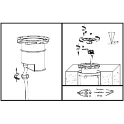  Nedgravnings spot GU10 JUSTERBAR