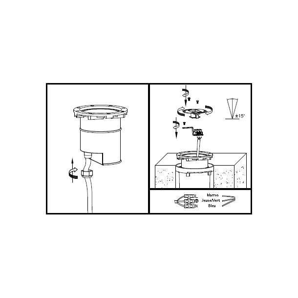 Nedgravnings spot GU10