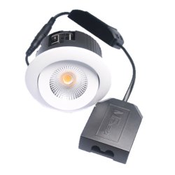 Punto 54, Indbygnings spot med kelvin dmp