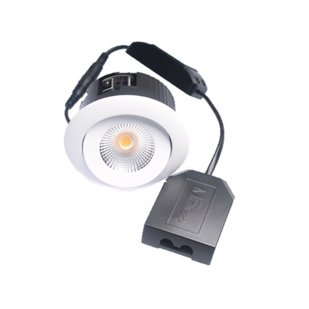 Punto 54, Indbygnings spot med kelvin dmp