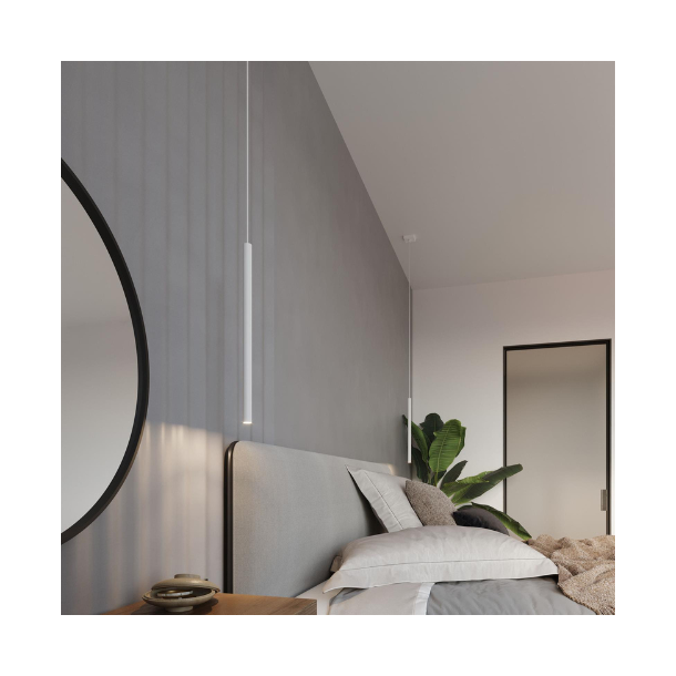 Pastelo Single, HVID cylinder lampe til G9 pre.   