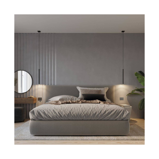 Pastelo Single, SORT cylinder lampe til G9 pre.   