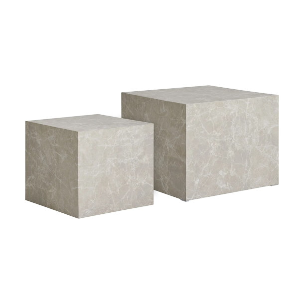 Prague, sofabord st marmor look