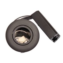 Punto GU10 Mat sort indbygningsspot, 5 stk. pakke