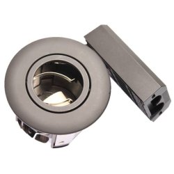 Punto GU10 Mat sort indbygningsspot, 5 stk. pakke