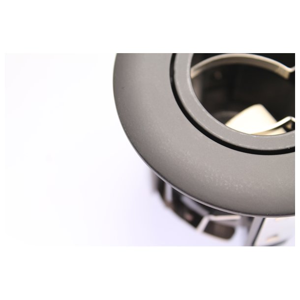 Punto GU10 Mat sort indbygningsspot, 5 stk. pakke