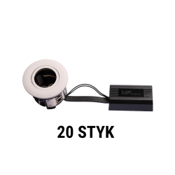 Punto GU10 20 stk. pakke, Mat Hvid 