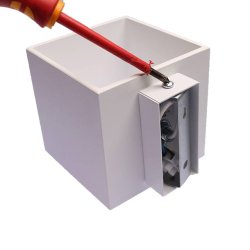 Vglampe,  Kube model med up/down light, QUAD