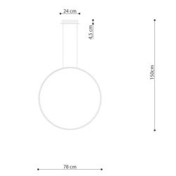 RIO 78 pendel / spejl lampe ring light 