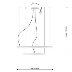 RIO 2, lysekrone af ringlights
