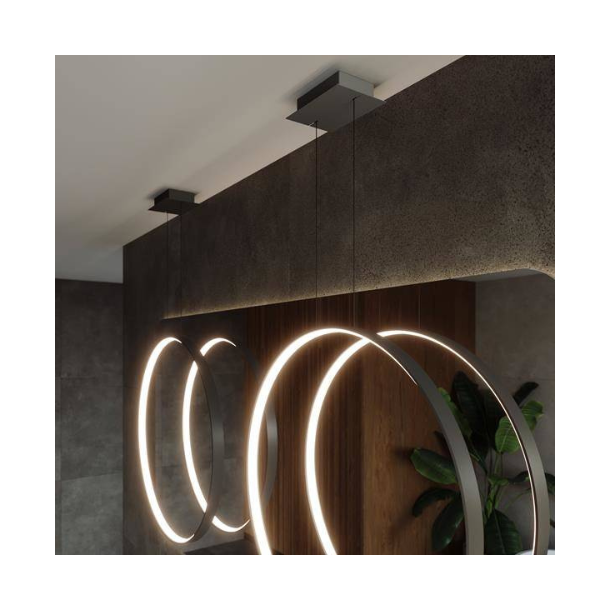 RIO 55 pendel / spejl lampe ring light 