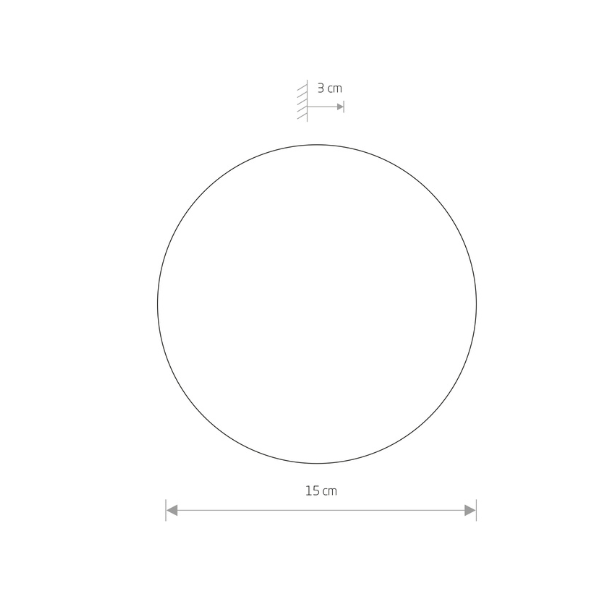 Lagersalg SCONCE Vglampe 15 Backlight SORT