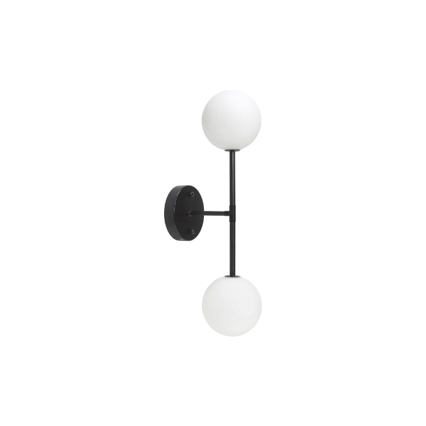 Sigma dobbelt vglampe, glaskugler 