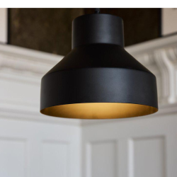 SOLO 23, mat sort, pendel til E27 pre