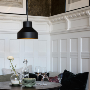 SOLO 23, mat sort, pendel til E27 pre