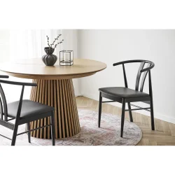 Artenara spisebordsstol, sort 