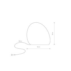 Stone M, lys til haven 