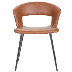 Tora, spisebordsstol, cognac