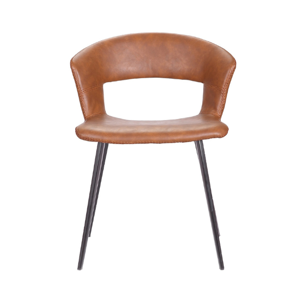 Tora, spisebordsstol, cognac