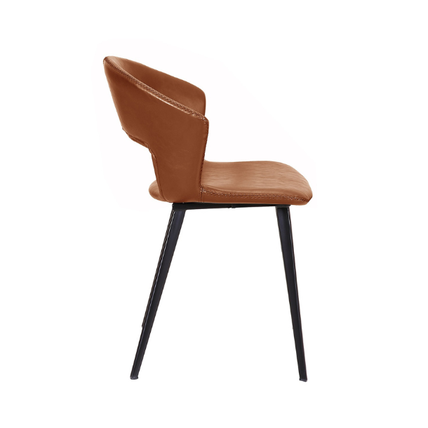 Tora, spisebordsstol, cognac