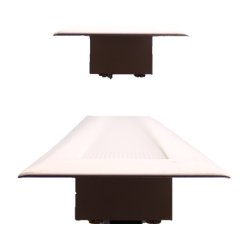 Troldtekt lysskinne m/fjeder