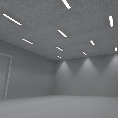 Troldtekt lysskinne - Led lys paneler - DeCoHouse