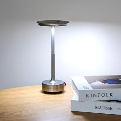 AVA Silver, genopladelig lampe