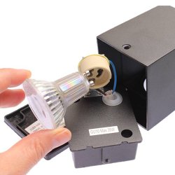 CUBA  1xGU10 vglampe-sort