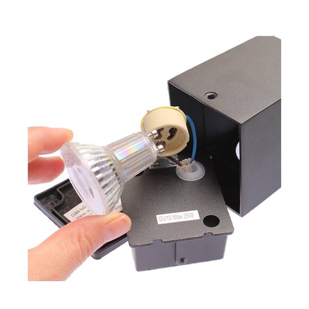 CUBA  1xGU10 vglampe-sort